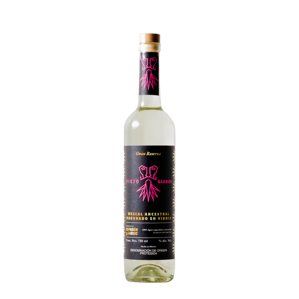 Mezcal Viejo Barbón Ensamble Madurado en Vidrio