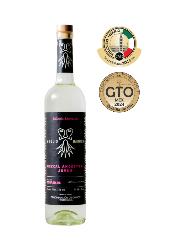 Mezcal Viejo Barbón Tobasiche Joven