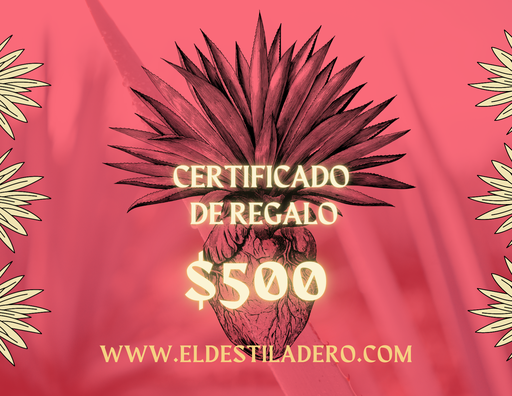 Certificado de regalo $500