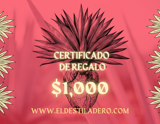 Certificado de regalo $1,000