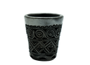 Vaso mezcalero barro negro