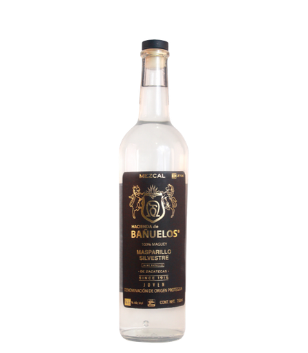[HACIE-MAS-JOV-750] Mezcal Hacienda de Bañuelos Masparillo Joven