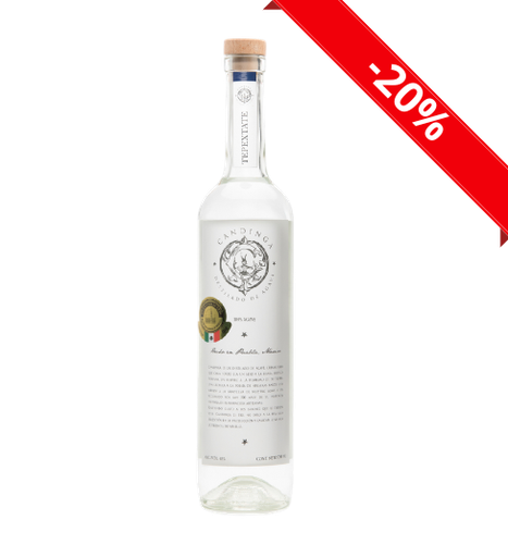 [CANDI-TEP-JOV-750] Mezcal Artesanal Candinga Tepextate Joven 750ml