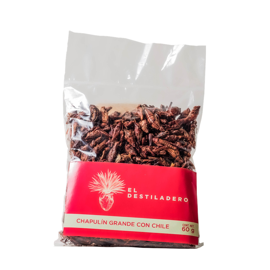 Chapulín con limón y sal (60 g)