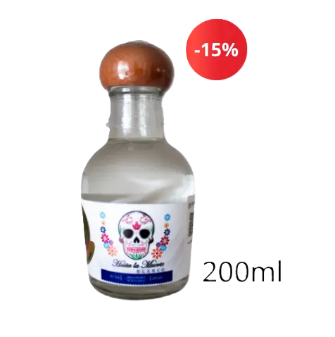 [HASTA-PAC-MAD-200] Bacanora Hasta la Muerte Madurado en Vidrio 200ml