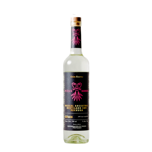[VIEJO-ESP-PEC-750] Mezcal Viejo Barbón Espadín Pechuga